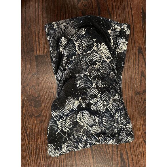 Y2K Express Animal Print Tube Top Size XS - Picture 2 of 6